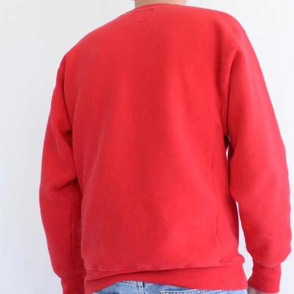 Vintage  Steve And Barry's Outfitters Ohio State Collegiate Red Crewneck Sweater - Picture 2 of 11